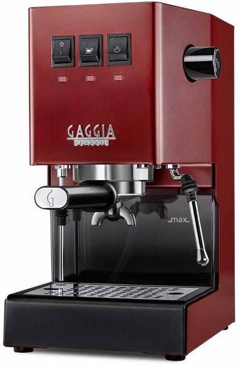 Pákový kávovar Gaggia Classic E24 červený