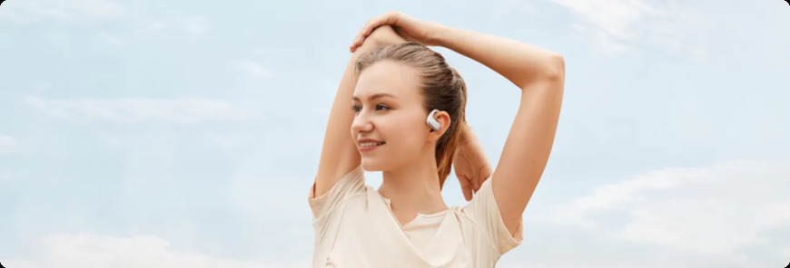Slúchadlá Shokz OpenFit Air čierna Shokz OpenFit Air, čierna