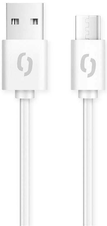 Kábel Aligator USB/USB-C, 2m - biely