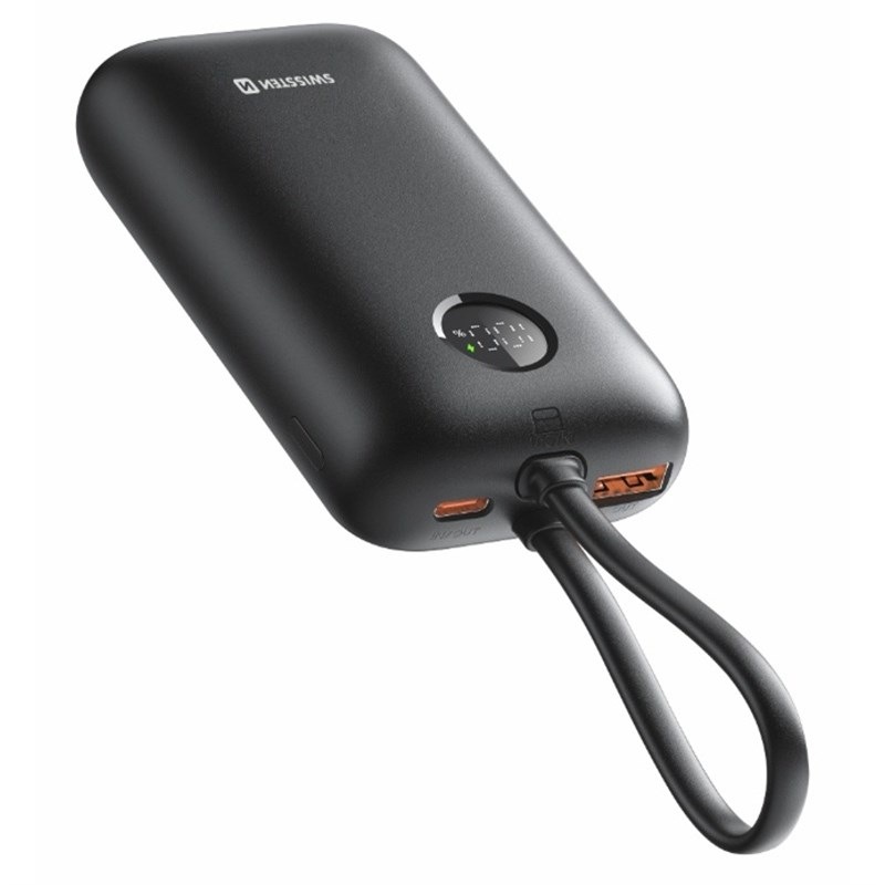 Powerbank Swissten Voltbox 35 W 10000 mAh čierny