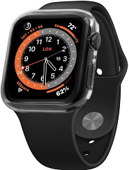 Ochranné puzdro FIXED Pure s temperovaným sklom na Apple Watch 40mm priehľadné