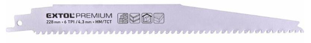 List pílový Extol Premium 8806301 228x24x1,25mm Súprava pílových plátkov EXTOL 8806301 228x24x1,25mm