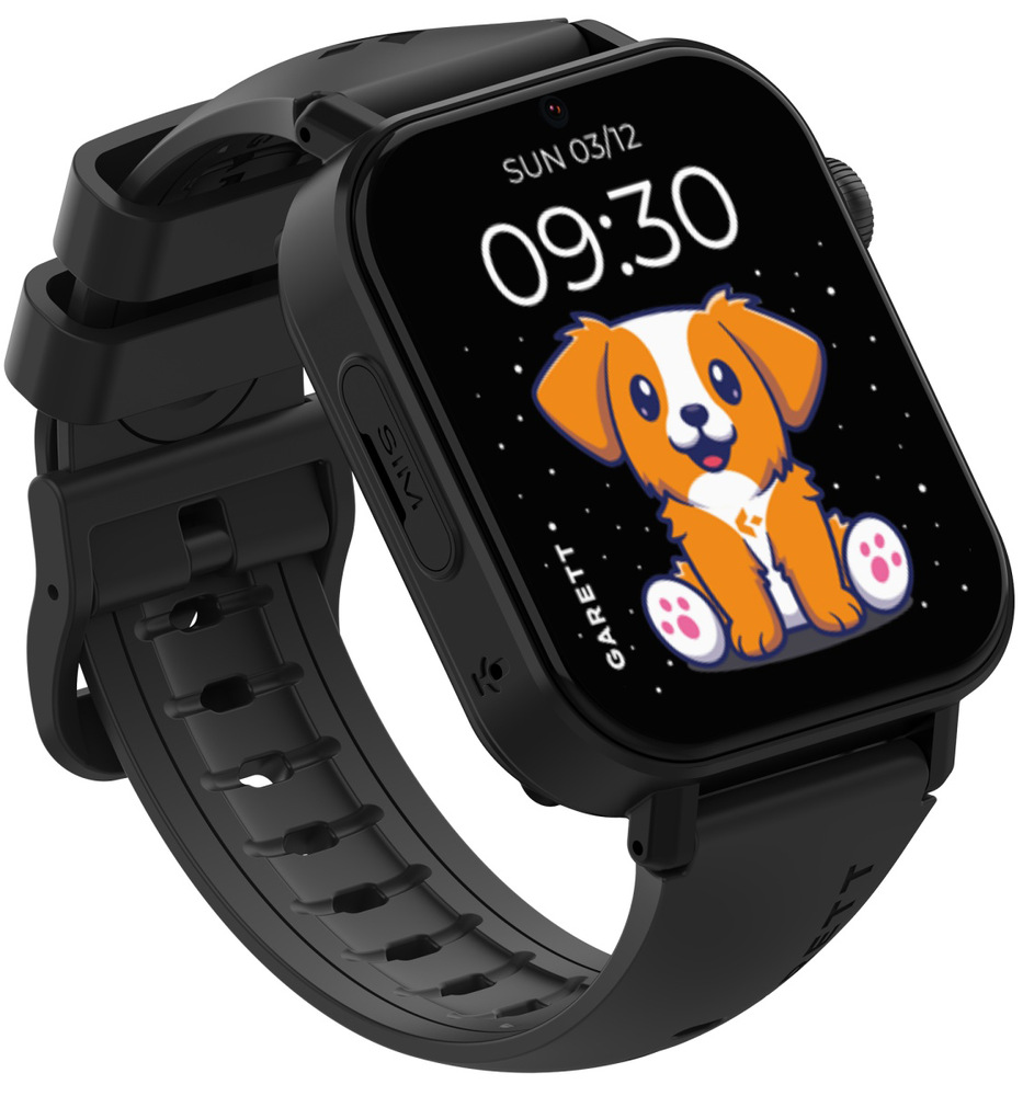 Inteligentné hodinky Garett Kids Rel 4G čierne
