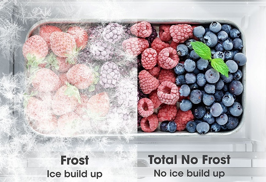 Chladnička Hisense RB3K330SAIC, nerez, Total NoFrost
