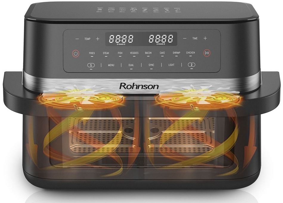 Fritéza teplovzdušná Rohnson R-2881, 11,5 l čierna Fritéza teplovzdušná Rohnson R-2881, 11,5 l čierna