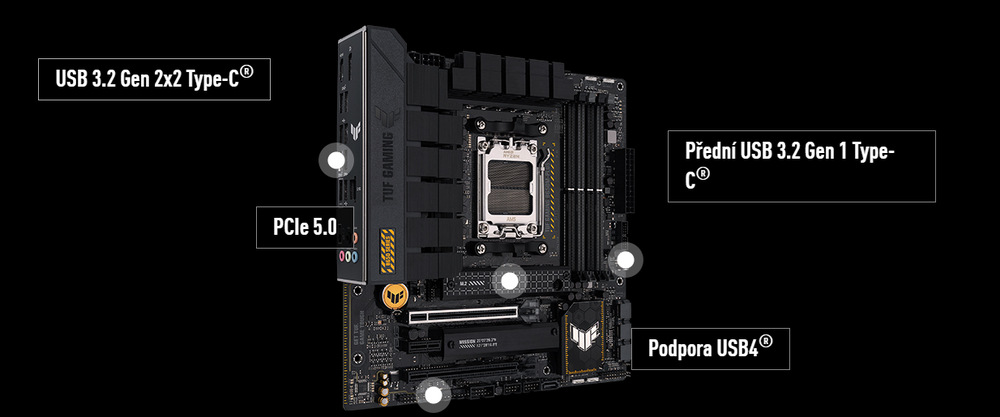Základná doska Asus TUF Gaming B650M-PLUS WIFI