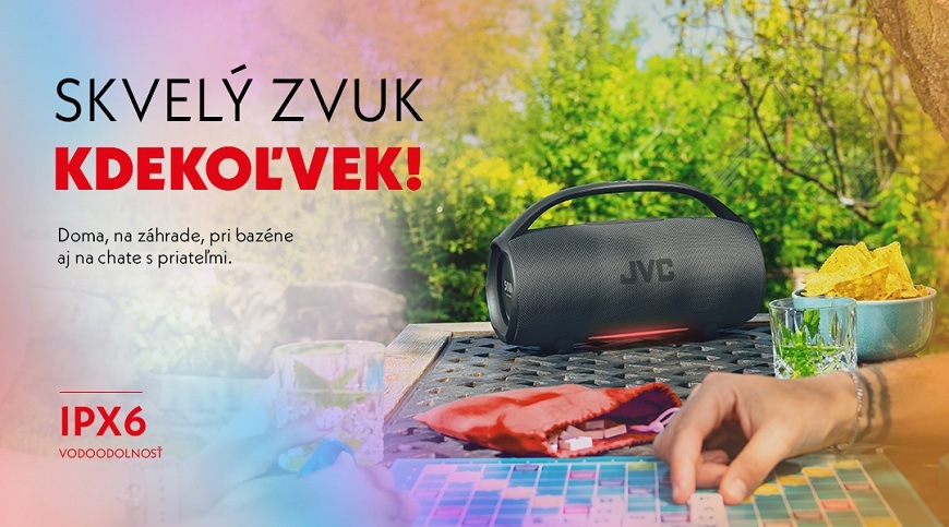 Prenosný reproduktor JVC XS-E524B čierny Prenosný reproduktor JVC XS-E524B čierny