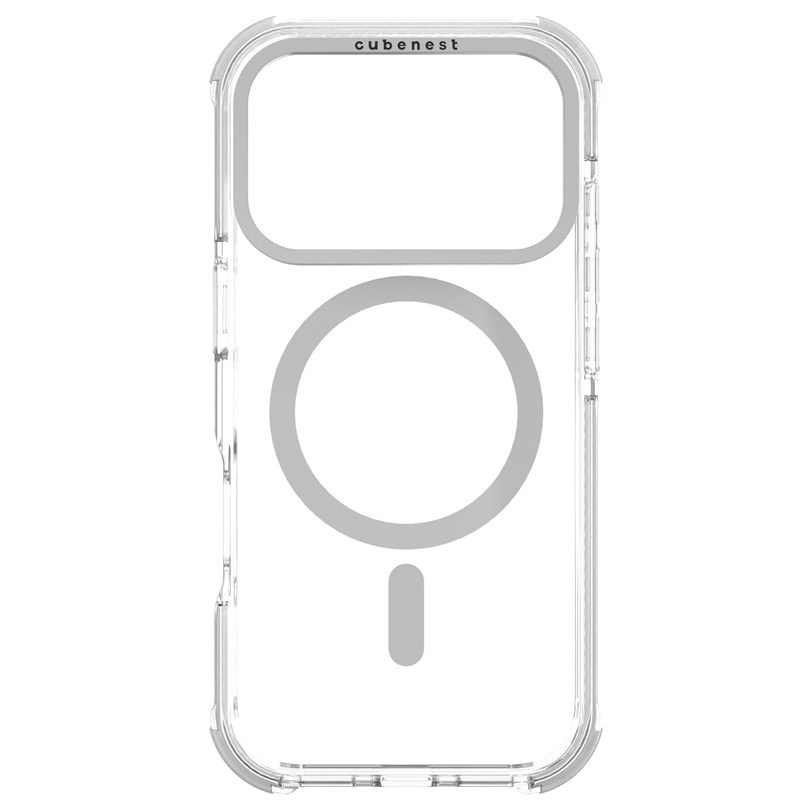 Kryt na mobil Cubenest MagPro Strong Guard na Apple iPhone 17 Pro biely