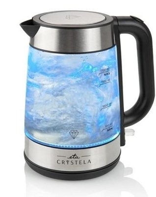 Rýchlovarná kanvica ETA Crystela 6153 90000 nerez/sklo
