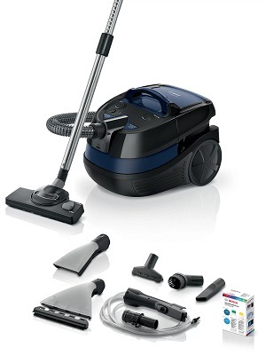 Viacúčelový vysávač Bosch BWD41700 sivý/modrý