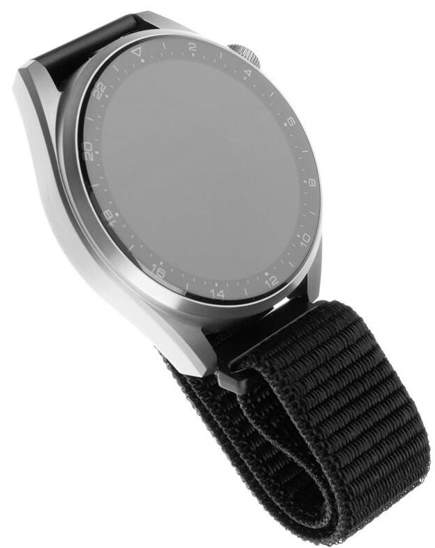 Remienok FIXED Nylon Strap so šírkou 20mm pre smartwatch čierny
