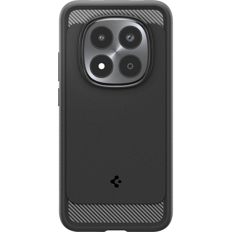 Kryt na mobil Spigen Rugged Armor na Xiaomi Redmi Note 15 Pre 5G - čierny