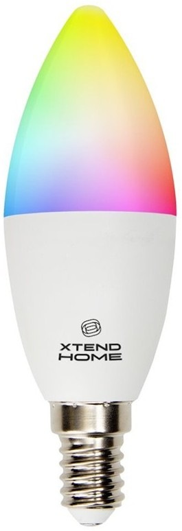 Stmievateľná Wi-Fi žiarovka Xtend Home 4,8 W s päticou E14 a svetelným tokom 450 lm