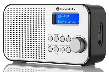 Rádioprijímač s DAB+ GoGEN DAB 300 N strieborný