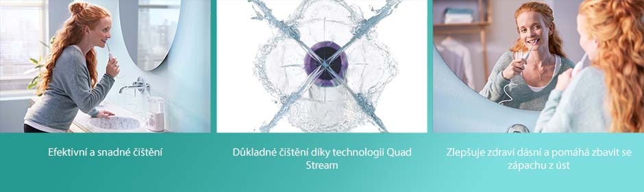 Ústna sprcha Philips Sonicare Power Flosser HX3911/40 biela