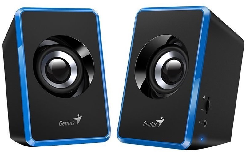 Reproduktory Genius SP-U125, 2.0, 3W čierne/modré