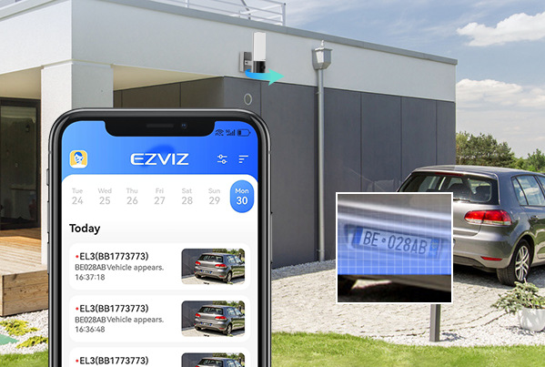 IP kamera EZVIZ EL3 so svetlom biela IP kamera EZVIZ EL3 so svetlom biela
