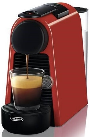 Kapsulový kávovar De'Longhi Nespresso Essenza Mini EN85.R červený