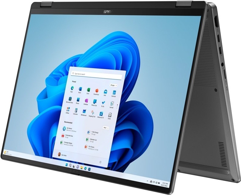 Konvertibilný notebook Asus Vivobook 16 Flip, šedá farba