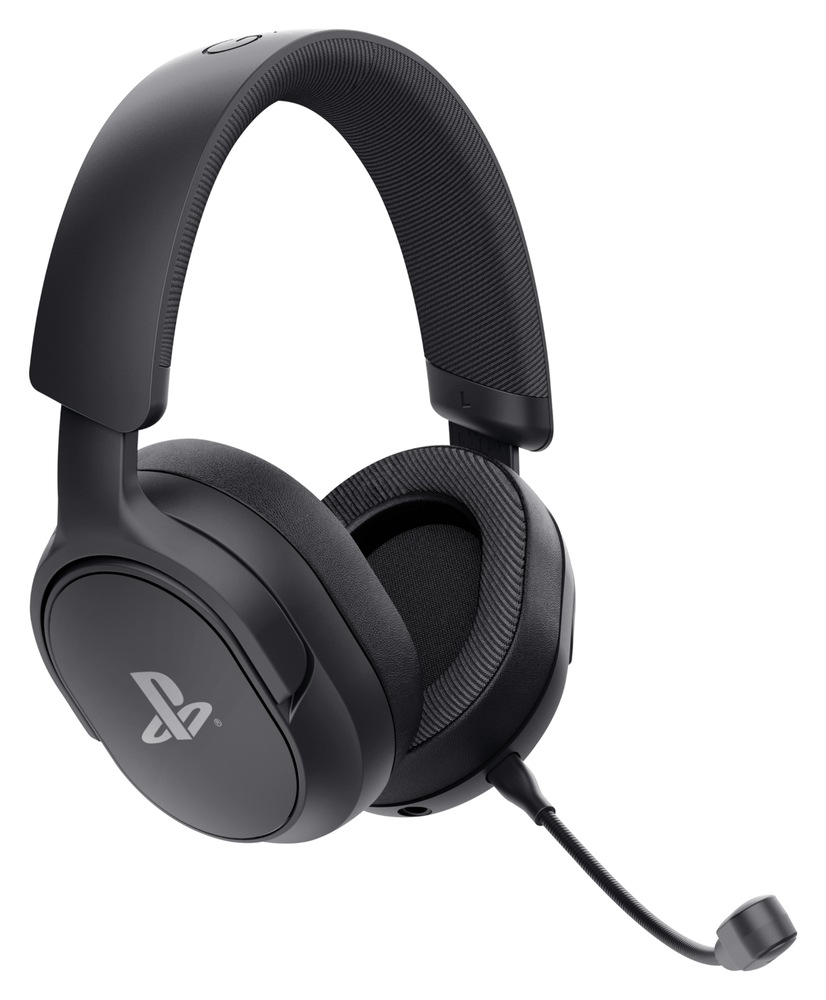 Headset Trust GXT 499W Forta Wireless for PS5 v čiernom prevedení s mikrofónom