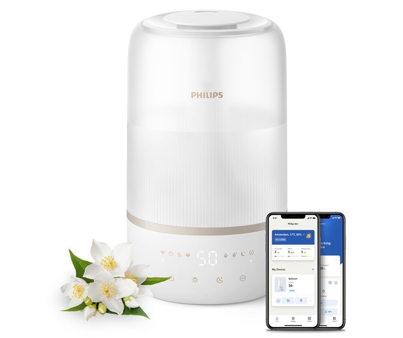 Zvlhčovač vzduchu Philips HU1510/04 1000 Series a mobilné aplikácie