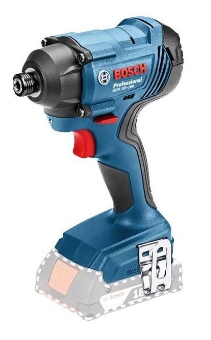 Rázový skrutkovač Bosch Professional GDR 18V-160 (bez batérie)