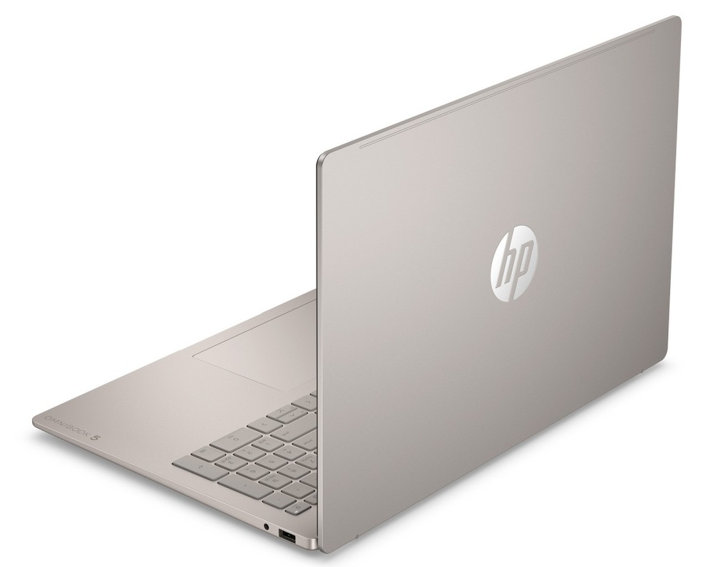 Notebook HP OmniBook 5 16-bn0000ncx + Game Pass predplatné na 2 mesiace béžový Otvorený notebook HP OmniBook 5 16-bn0000ncx zozadu