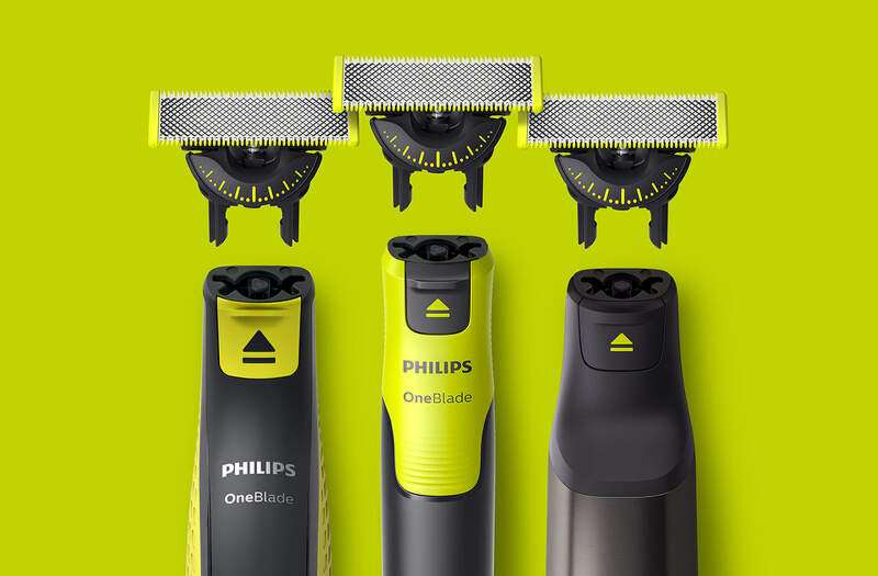Náhradné hlavice Philips OneBlade QP624/50 zelená Náhradné hlavice Philips OneBlade QP624/50 zelená