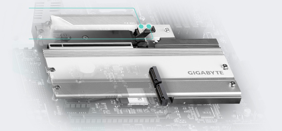 Základná doska GIGABYTE B650 AERO G Rozhranie PCIe 5.0 vylepšuje priepustnosť a umožní pripojiť aj moderné grafické karty