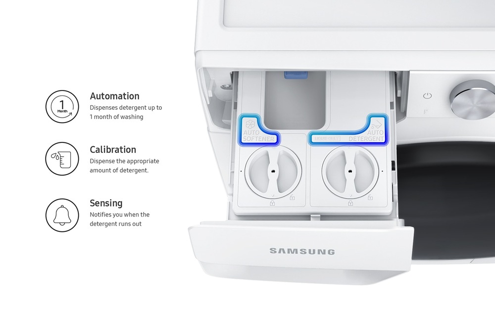 Práčka so sušičkou Samsung WD10T734DBH/S7 biela