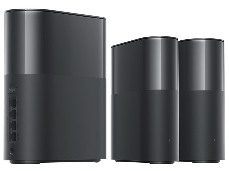 Kompletný Wi-Fi systém Xiaomi Mesh System BE3600 Pro EU (3 ks) čierny