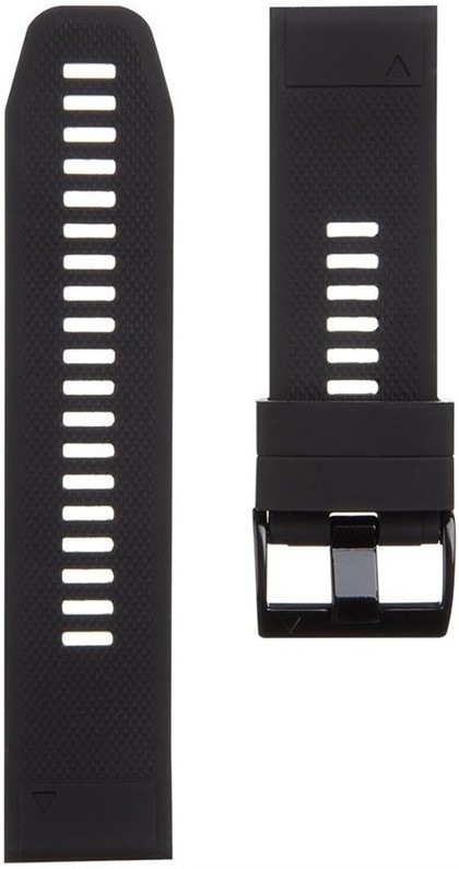 Remienok Tactical QuickFit (26 mm), silikónový na Garmin Fenix ​​5X/6X/7X/8 - čierny
