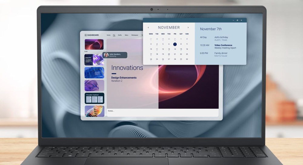 Notebook Dell Pro 15 Essential PV15250 strieborný Notebook Dell Pro 15 Essential 15,6" Full HD displej