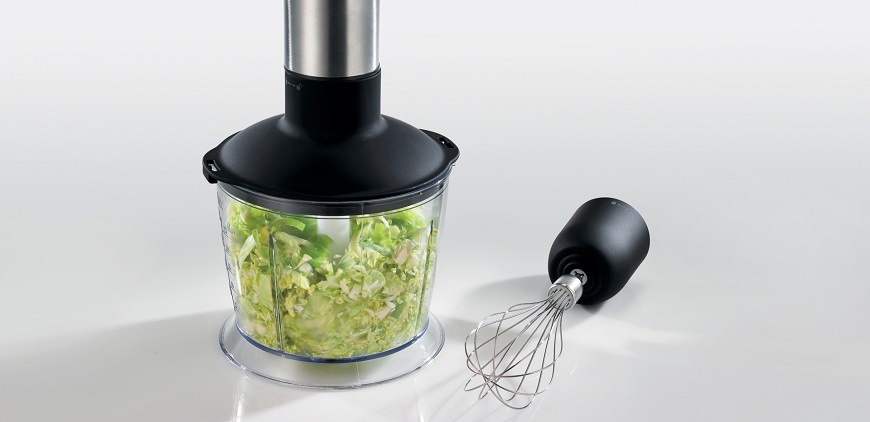 Ponorný mixér Gorenje HBC807QB, čierny, Nádobka so sekáčikom