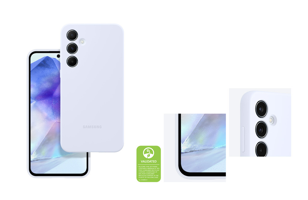 Kryt na mobil Samsung Silicone na Samsung Galaxy A35 čierny