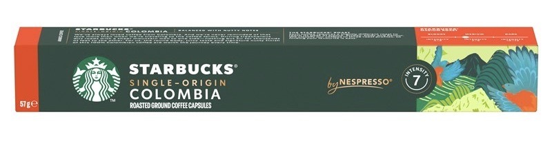 Kapsuly pre espressá Starbucks NC Single-Origin Colombia (10 ks)