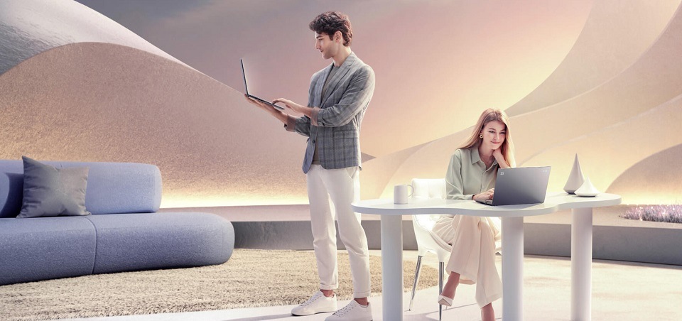 Notebook Acer Swift 14 AI (SF14-11-X6CS) sivý