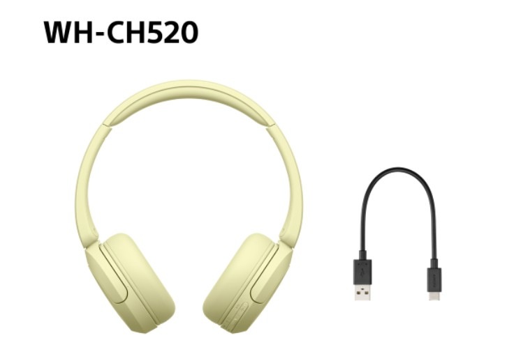 Slúchadlá Sony WH-CH520 žltá Slúchadlá Sony WH-CH520 - žltá