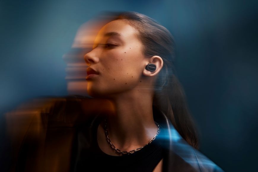 Slúchadlá Bowers & Wilkins Pi8 vínová Slúchadlá Bowers & Wilkins True wireless Pi8 - vínová