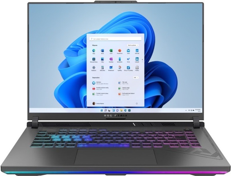 Notebook Asus ROG Strix G16, šedá farba