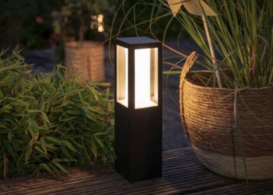 Svietidlo vonkajšie Philips Hue Impress White and Color Ambiance, stĺpik 12V čierne Svietidlo vonkajšie Philips Hue Impress White and Color Ambiance, stĺpik 12V čierne