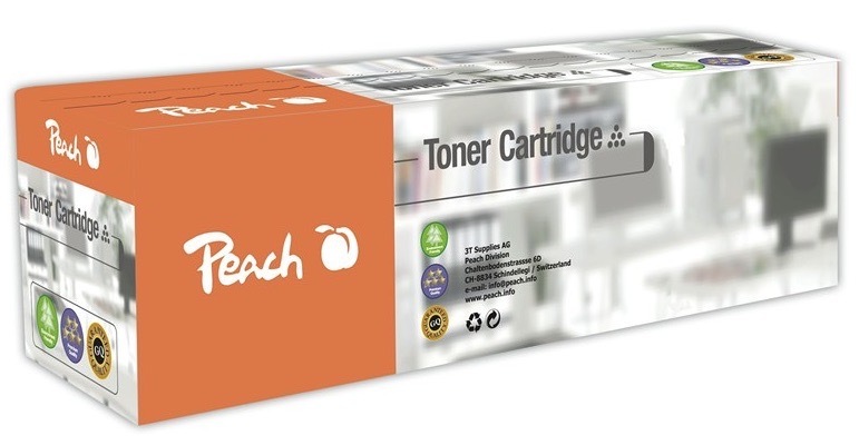 Toner Peach pre tlačiarne HP, výťažnosť 850 strán, žltá farba