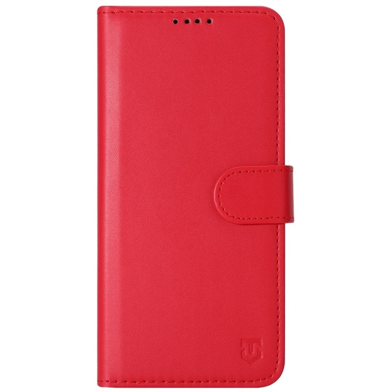 Puzdro na mobil flipové Tactical Field Notes pre Samsung Galaxy A57, v červenej farbe.