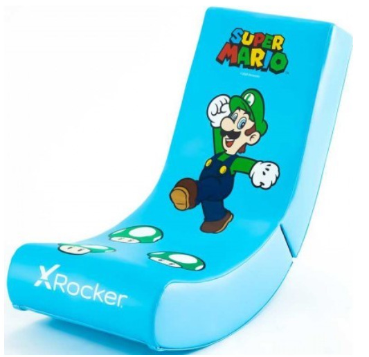 Herná stolička Nintendo Luigi modrá