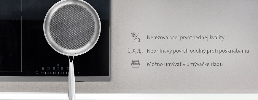 Panvica ETA Honeycomb 2929 90000 nerez Nerezová panvica ETA Honeycomb 2909 90000, vlastnosti