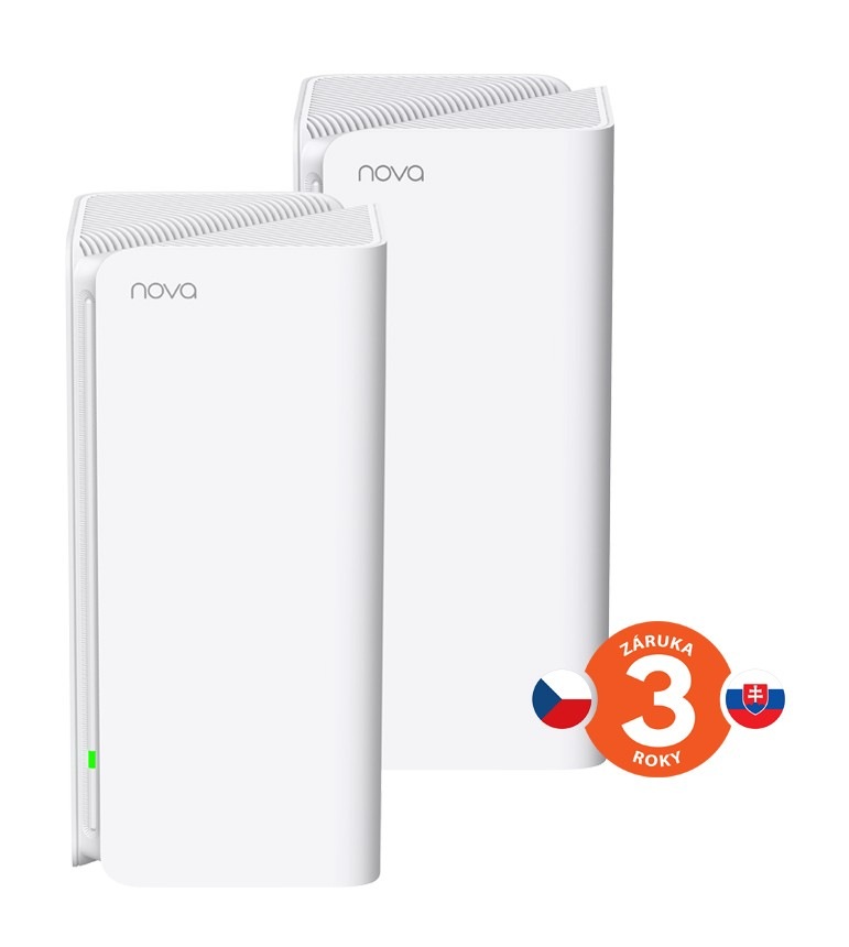 Kompletný Wi-Fi systém Tenda MX15 Pro, Wireless AX5400 Mesh router WiFi 6 (2 ks) biely