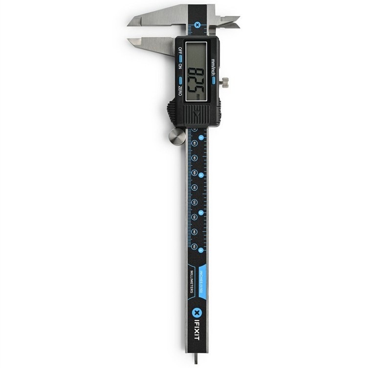 Posuvné meradlo iFixit IF0102 Posuvné meradlo iFixit IF0102 má presnosť merania ±0,02 mm