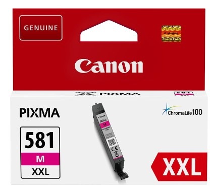 Cartridge Canon CLI-581XXL M, 367 strán purpurová farba