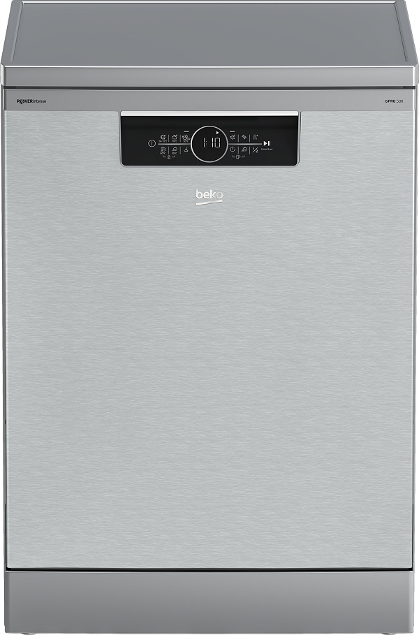 Umývačka riadu Beko BDFN36541XWP strieborná