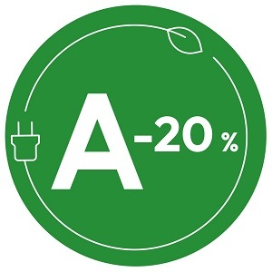 Práčka Candy EY 28SB8-S biela zelená ikona A-20%